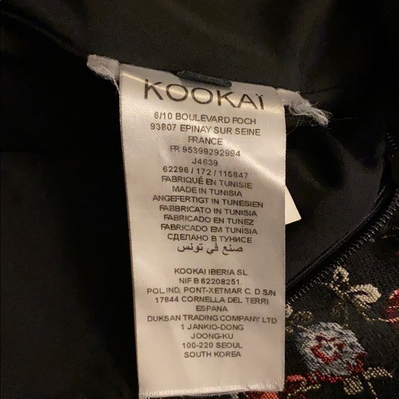 Kookai/ Kookaï | Black Floral Skirt | ✨ POCKETS ✨ - Picture 6 of 8